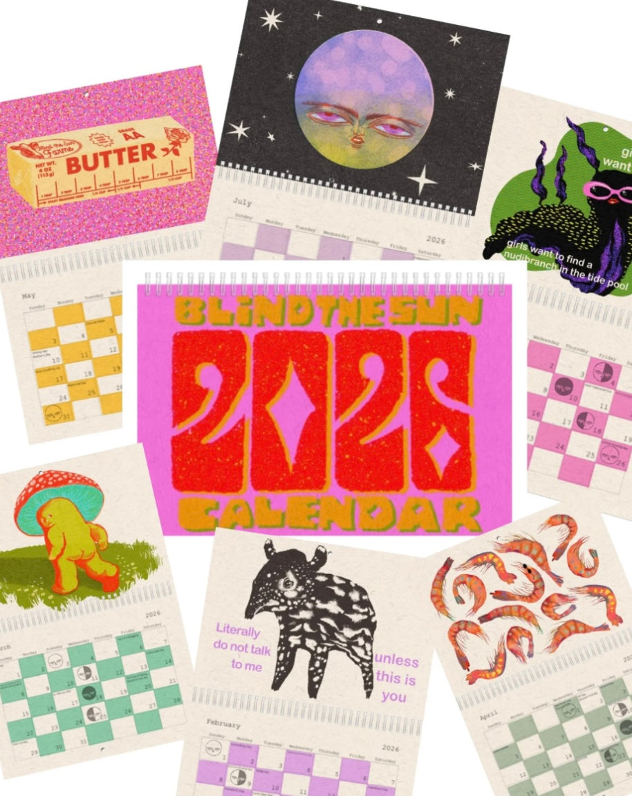 Blind The Sun 2026 Calendar